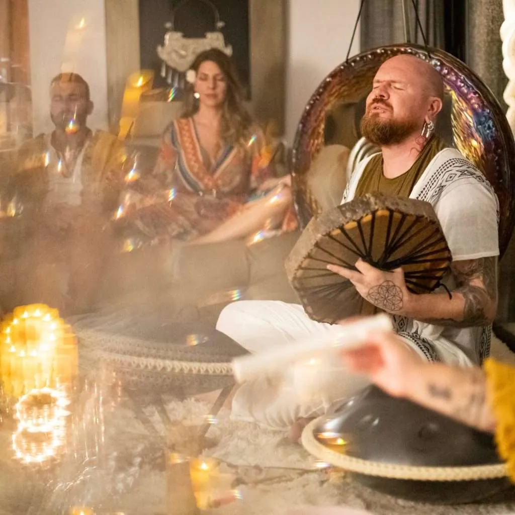 sound bath for wedding ceremony in private villa ibiza