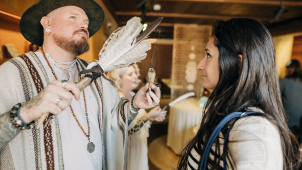 shamanic life coach healing ceremony smudge