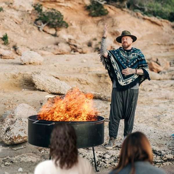 Shamanic Fire Ceremony at six senses ibiza
