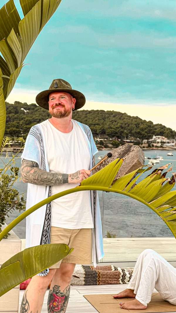 shamanic drumming for sound healing sound bath in ibiza