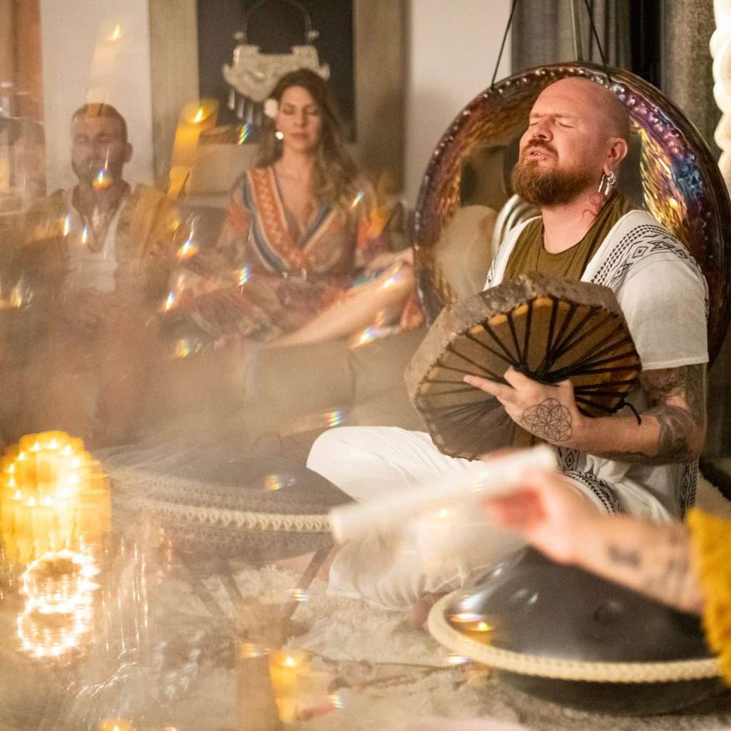 sound bath for wedding ceremony in private villa ibiza