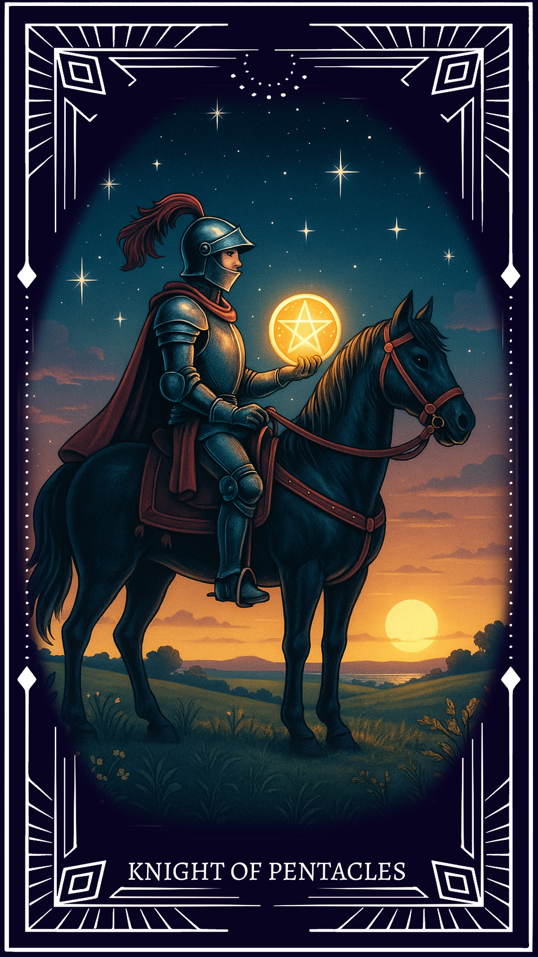 May Tarot Insights: Embracing Steady Transformation with the Knight of Pentacles and Death