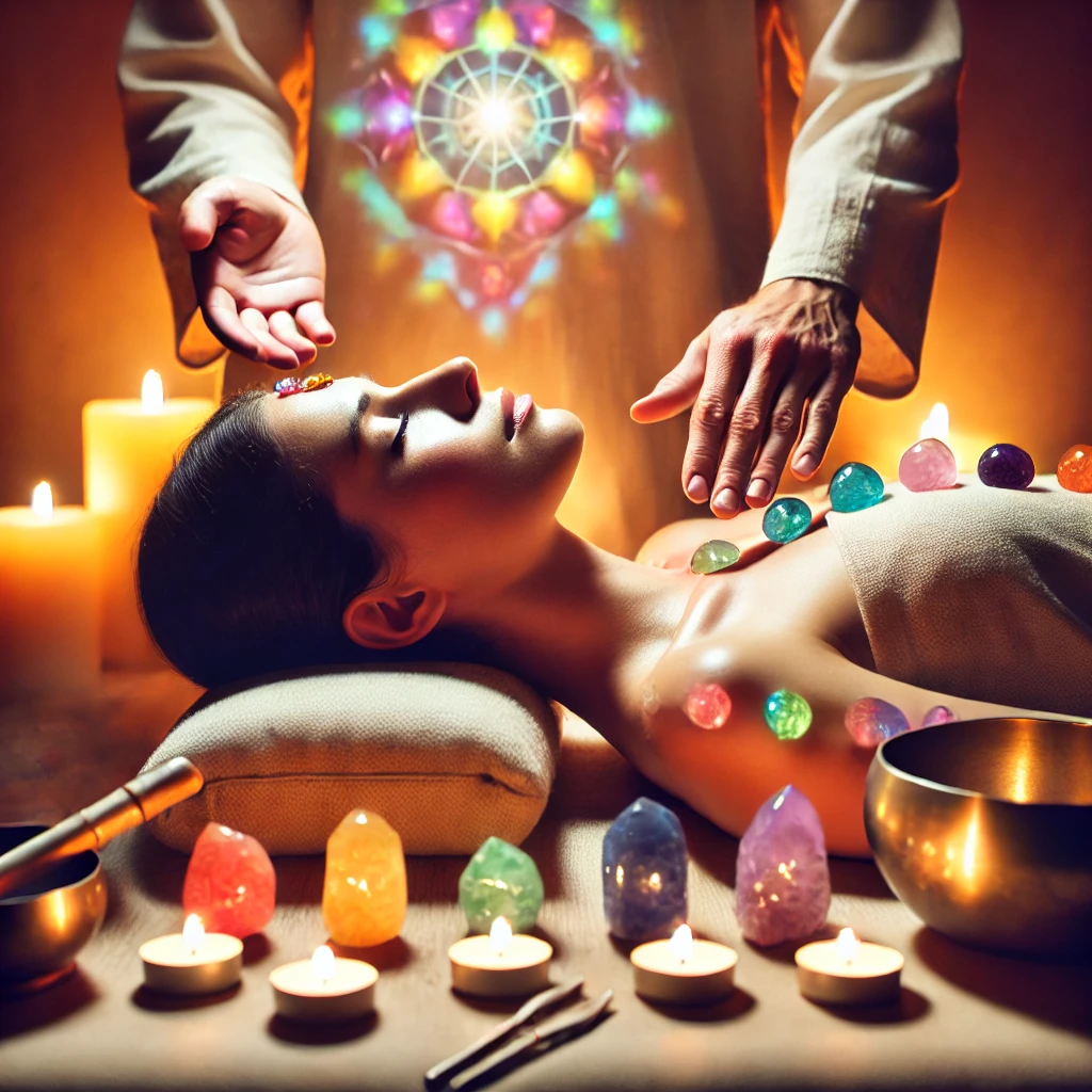 Usui reiki healing in Brighton with crystals